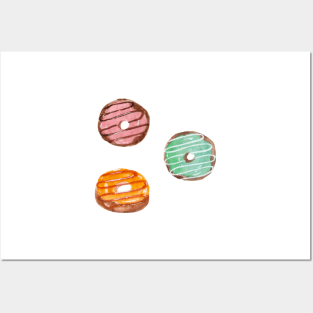 Donut set Posters and Art